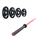 Pack IRONSIDE Barra 15 KG + Set de Discos Olímpicos (KG)