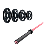 Pack IRONSIDE Barra 15 KG + Set de Discos Olímpicos (KG)