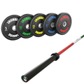 Pack IRONSIDE Barra 20 KG + Set Discos Olímpicos (KG)