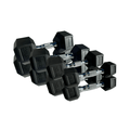 Pack 100 lb Mancuernas Hexagonales (5 a 20 lb) IRONSIDE