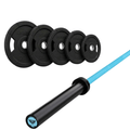 Pack IRONSIDE Barra 15 KG + Set de Discos Olímpicos (KG)