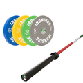 Pack IRONSIDE Barra 20 KG + Set Discos Olímpicos (KG)