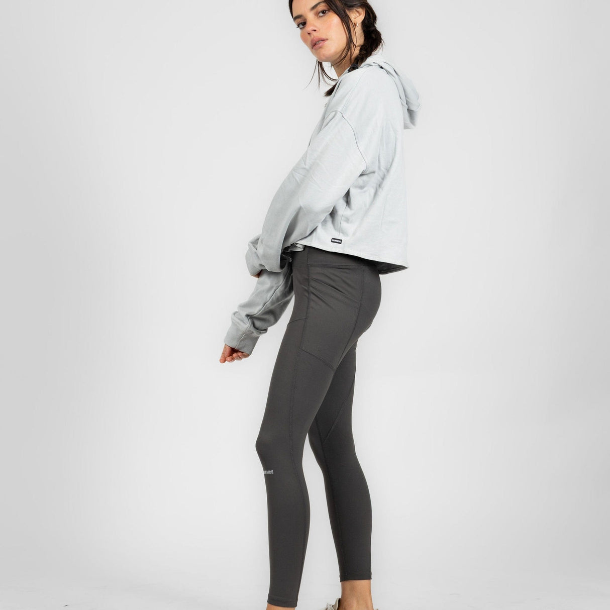 Sudadera Deportiva Corta con Gorro para Mujer IRONSIDE