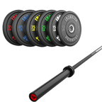 Pack IRONSIDE Barra 15 KG + Set Discos Olímpicos (LB)