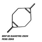 Barra Hexagonal Negra IRONSIDE