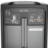 Prone Leg Curl Machine IRONSIDE Luxe