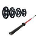 Pack IRONSIDE Barra 20 KG + Set Discos Olímpicos (KG)