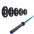 Pack IRONSIDE Barra 20 KG + Set Discos Olímpicos (KG)
