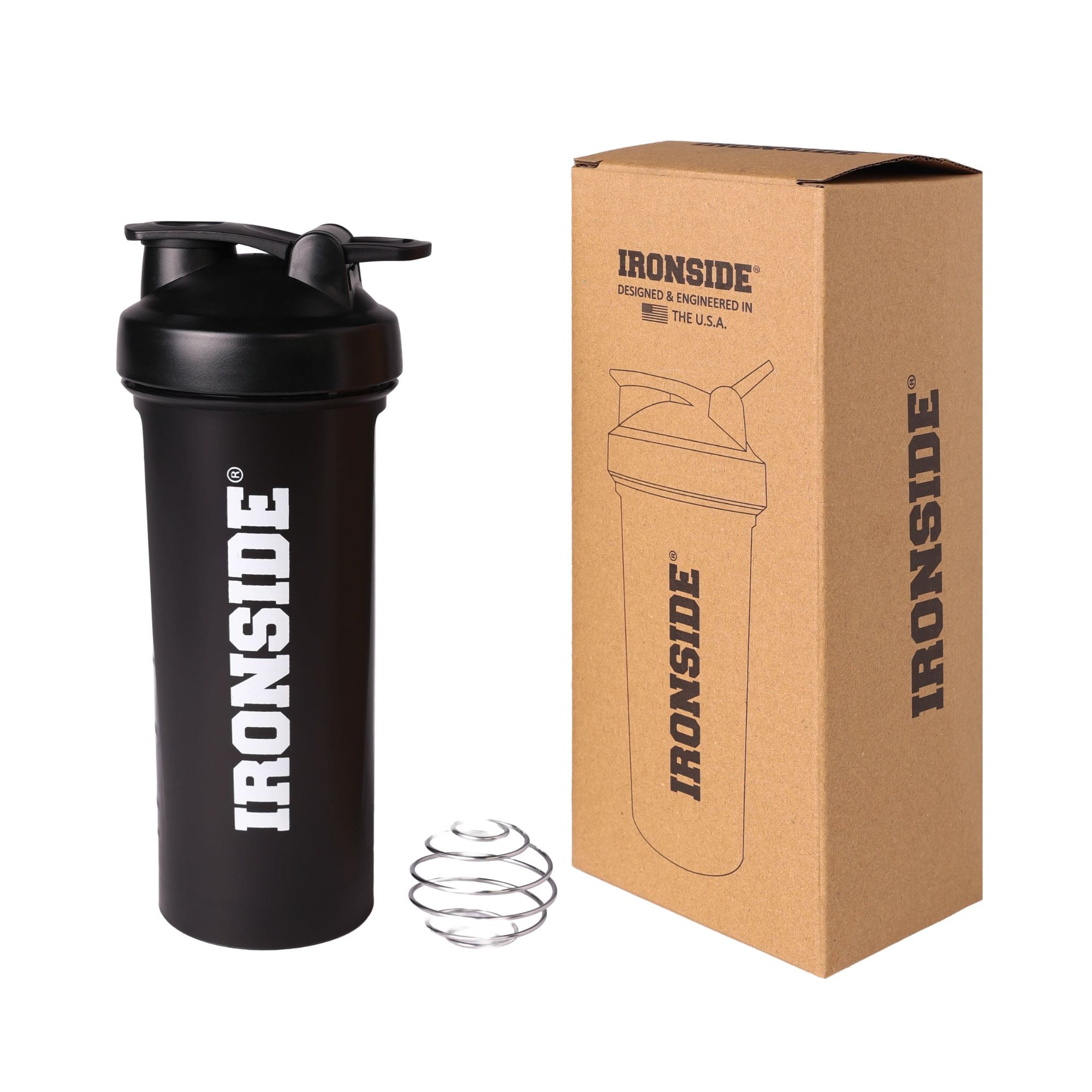 Botella Shaker de Plástico IRONSIDE