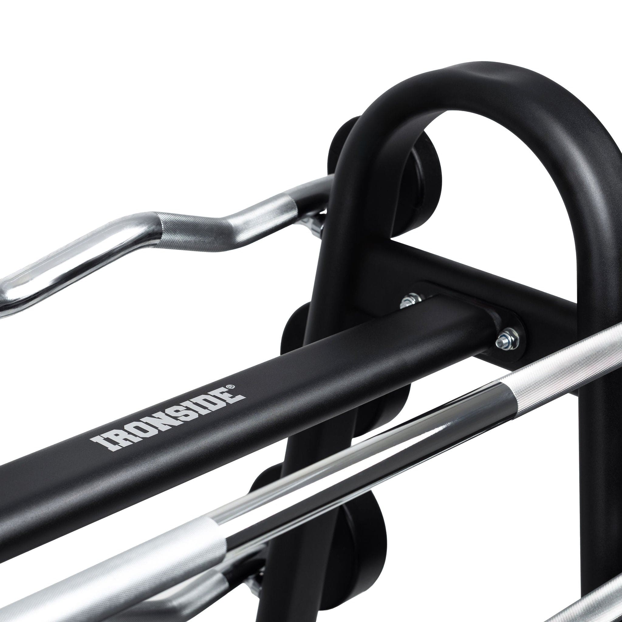 Set 10 Barras Mixtas Peso Fijo CPU (20 a 60lb) + Rack de Almacenamiento IRONSIDE