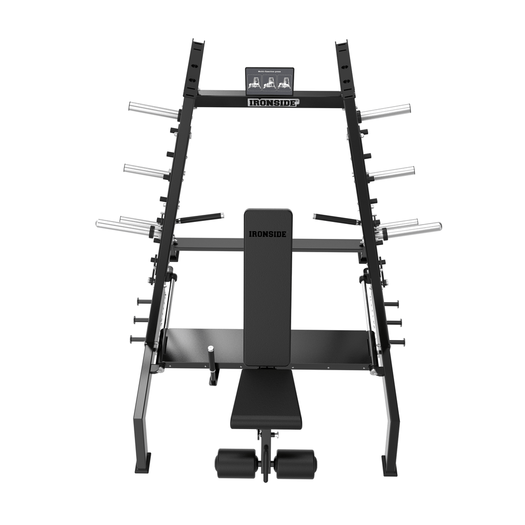 Multi Press Smith con Banco Ajustable 2.0 IRONSIDE Infinity