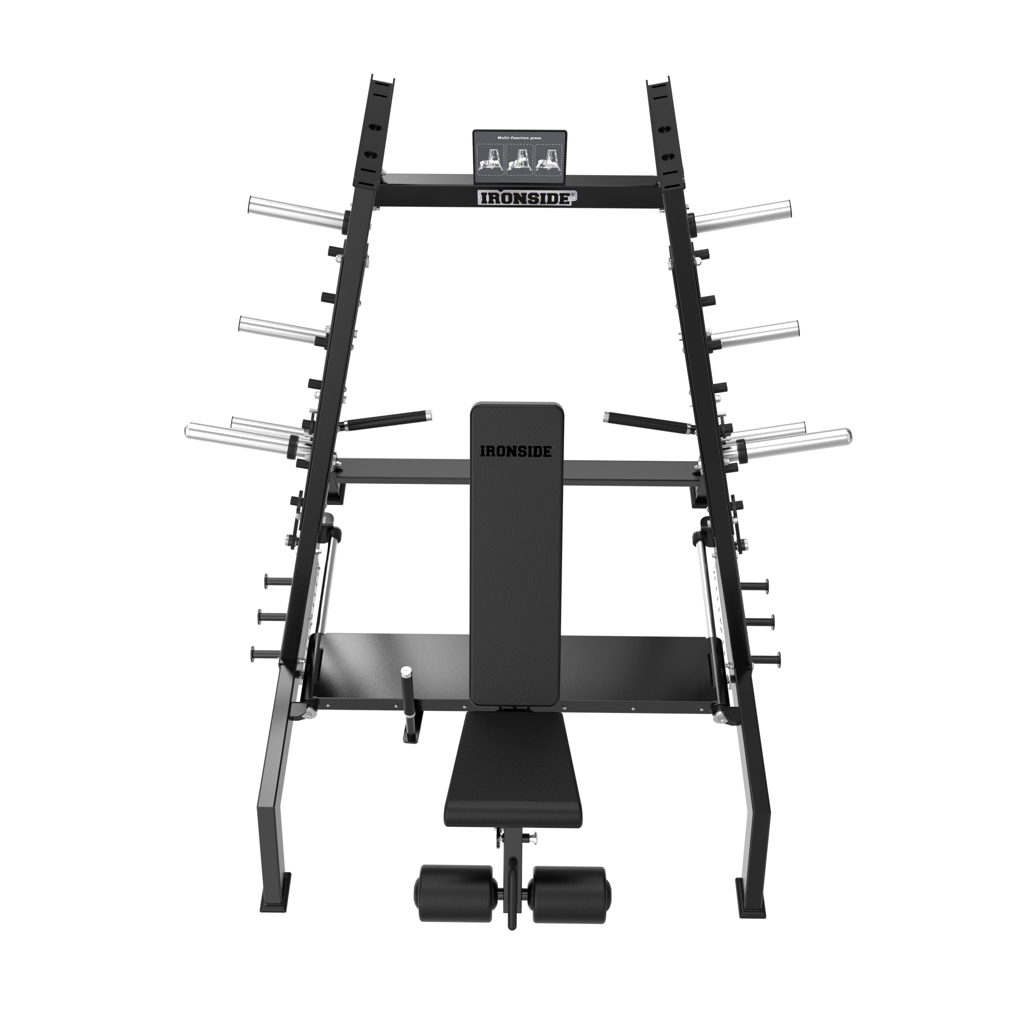 Multi Press Smith con Banco Ajustable 2.0 IRONSIDE Infinity