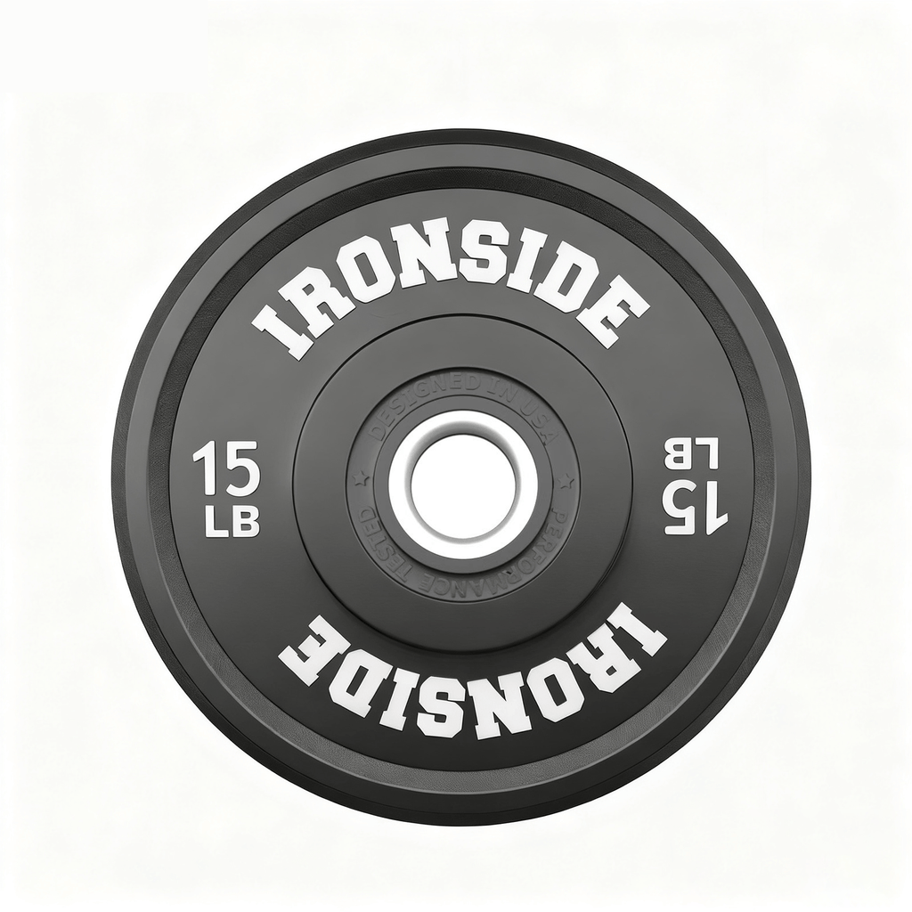 Disco Olímpico Pro Bumper IRONSIDE (10 a 55 LB)