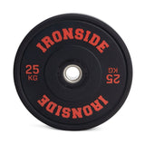 Disco Olímpico Pro Bumper IRONSIDE (5 a 25 KG)