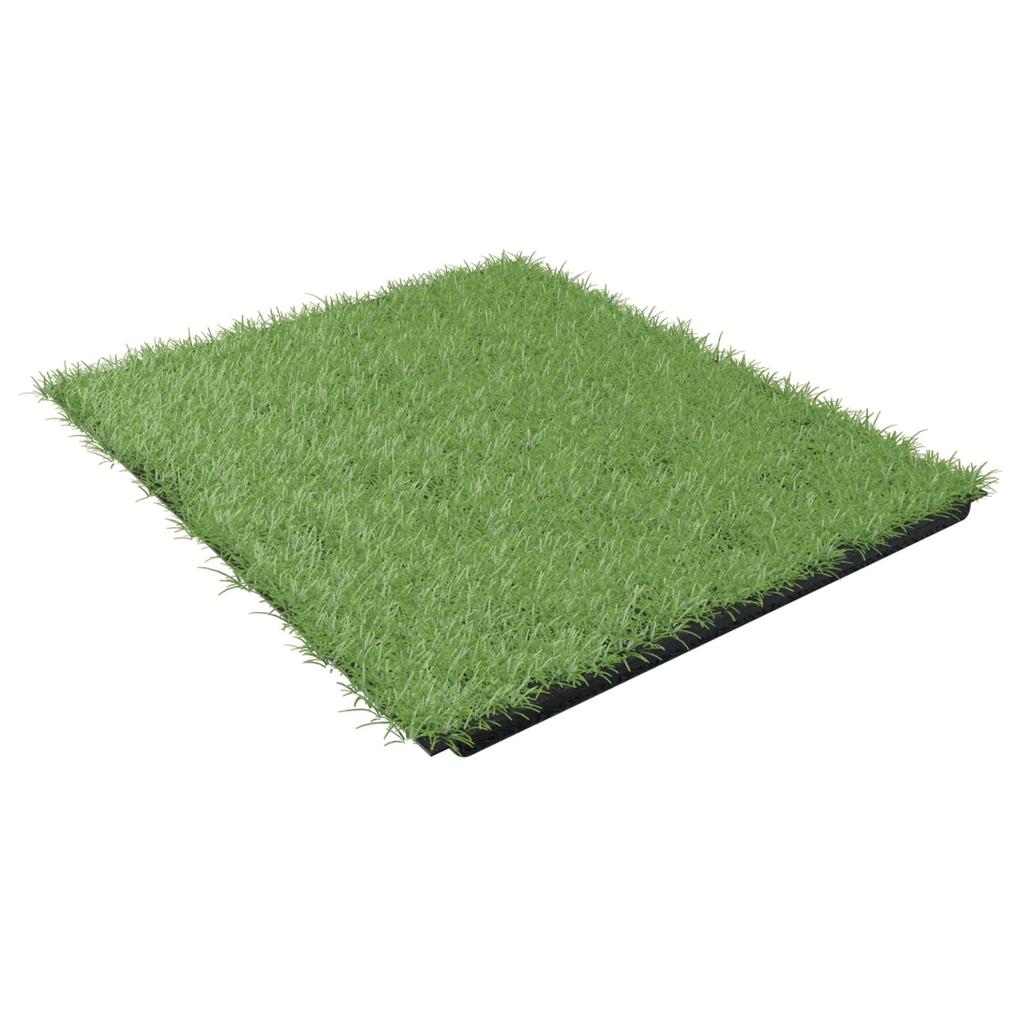 Piso Caucho y Pasto Sintetico 50x50x4.5 cm IRONSIDE