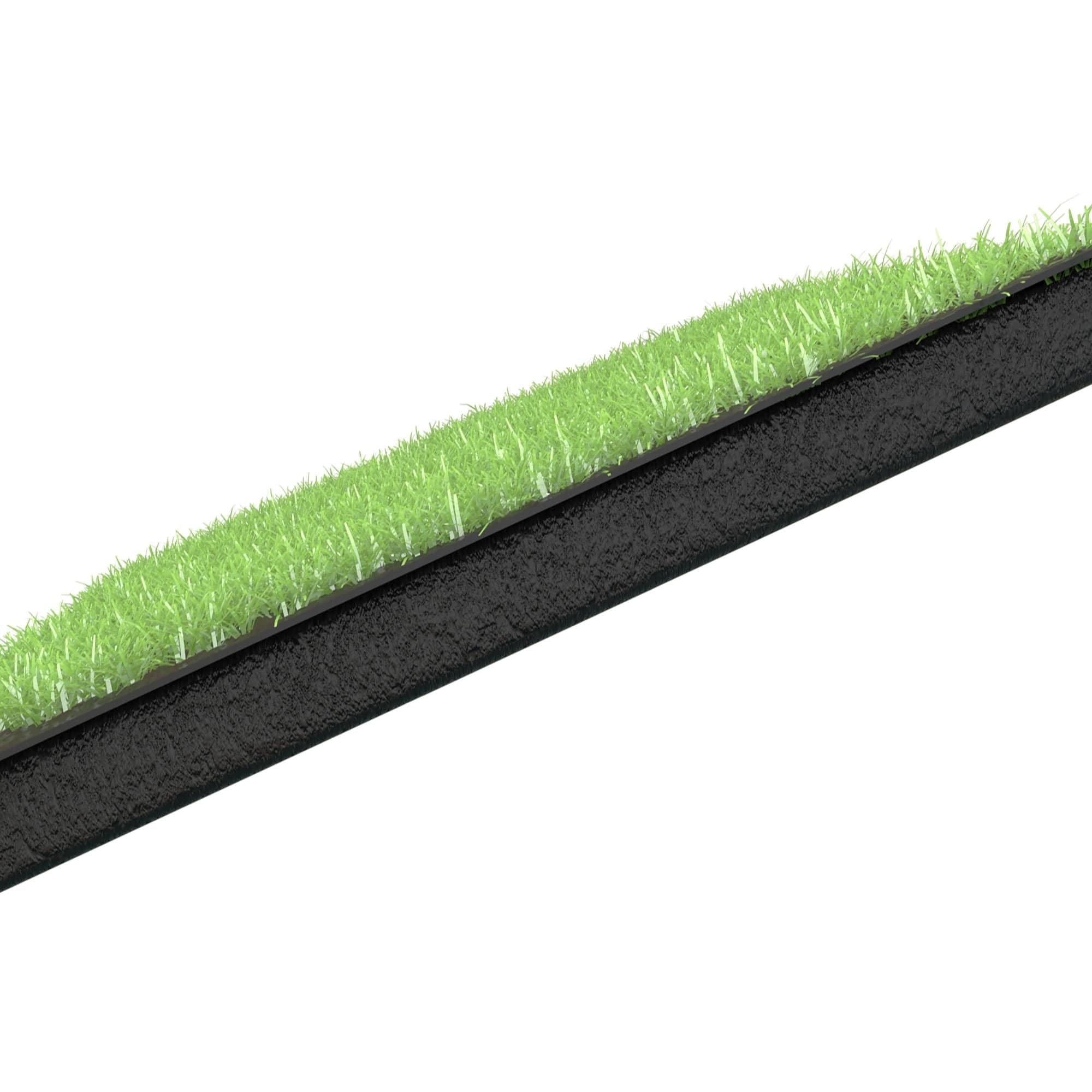 Piso Caucho y Pasto Sintetico 50x50x4.5 cm IRONSIDE