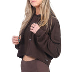 Sudadera Deportiva Corta con Gorro para Mujer Edición Limitada IRONSIDE