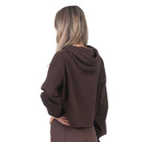 Sudadera Deportiva Corta con Gorro para Mujer Edición Limitada IRONSIDE