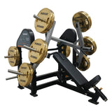 Inclined Chest Press Premier con ajustes ergonómicos, agarres múltiples y resistencia modulable para un empuje inclinado estable, técnico y de nivel profesional