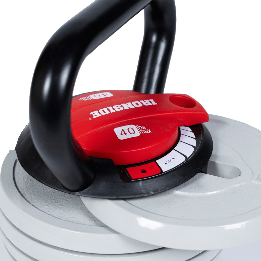 Kettlebell Ajustable IRONSIDE Cap. Max 18KGMANCUERNASIRONSIDEColor: Negro