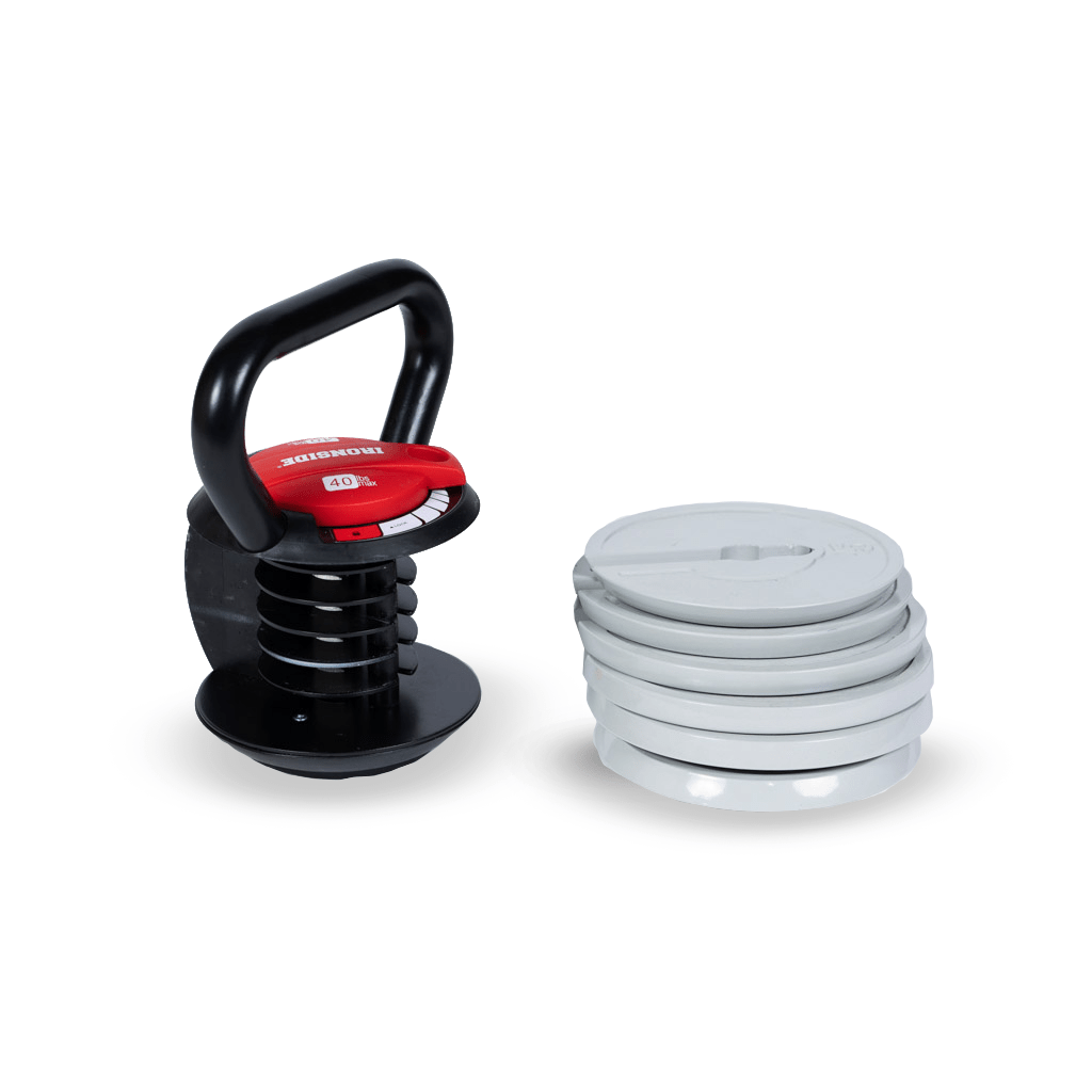 Kettlebell Ajustable IRONSIDE Cap. Max 18KGMANCUERNASIRONSIDEColor: Negro
