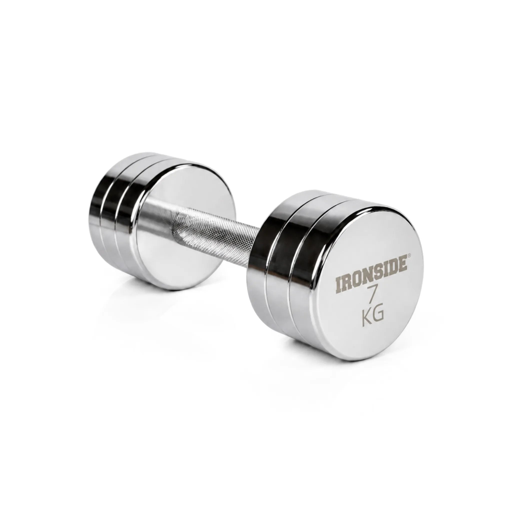 Mancuerna Circular Hard Chromed Steel (1 a 10 kg) IRONSIDE