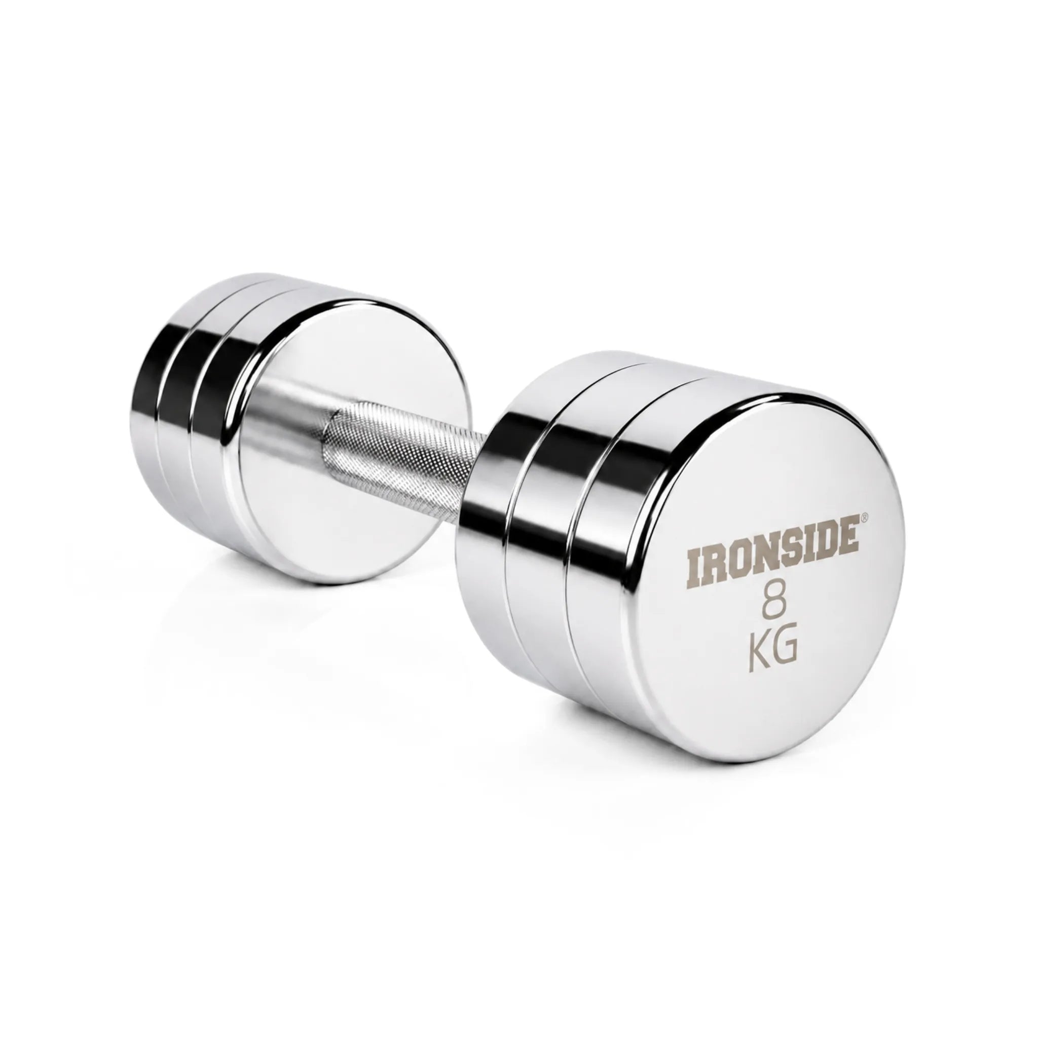 Mancuerna Circular Hard Chromed Steel (1 a 10 kg) IRONSIDE