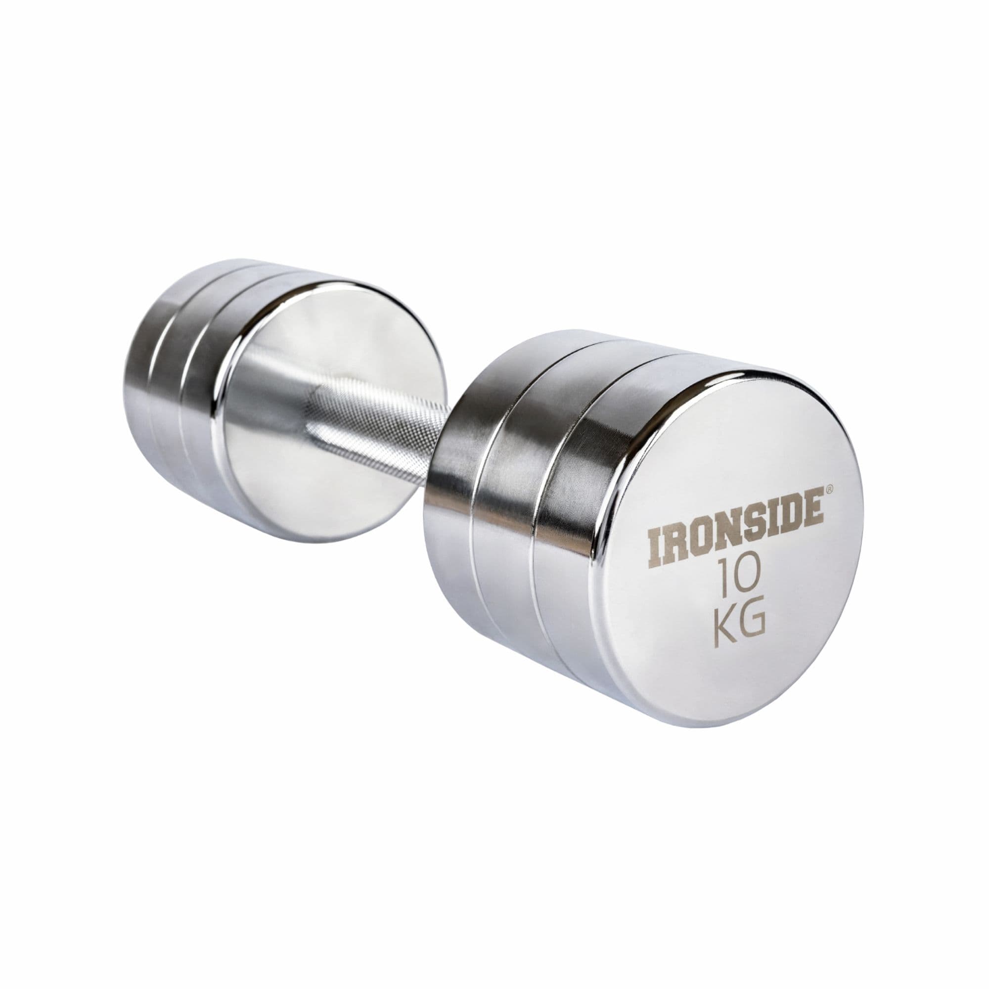 Mancuerna Circular Hard Chromed Steel (1 a 10 kg) IRONSIDE