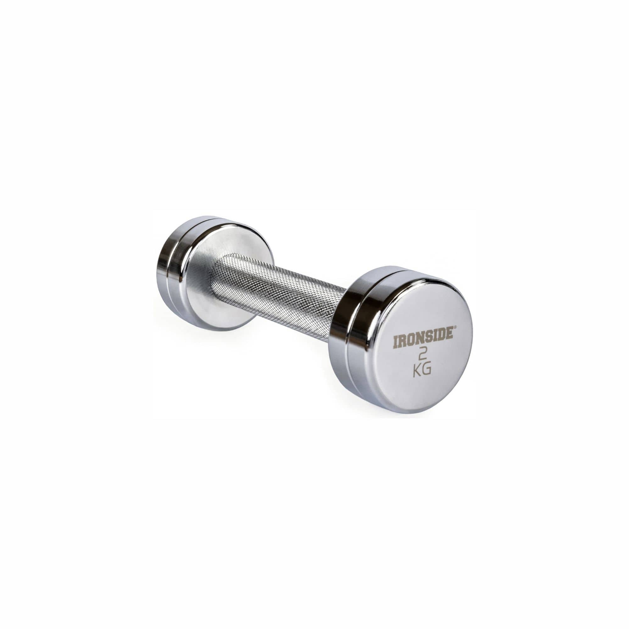 Mancuerna Circular Hard Chromed Steel (1 a 10 kg) IRONSIDE