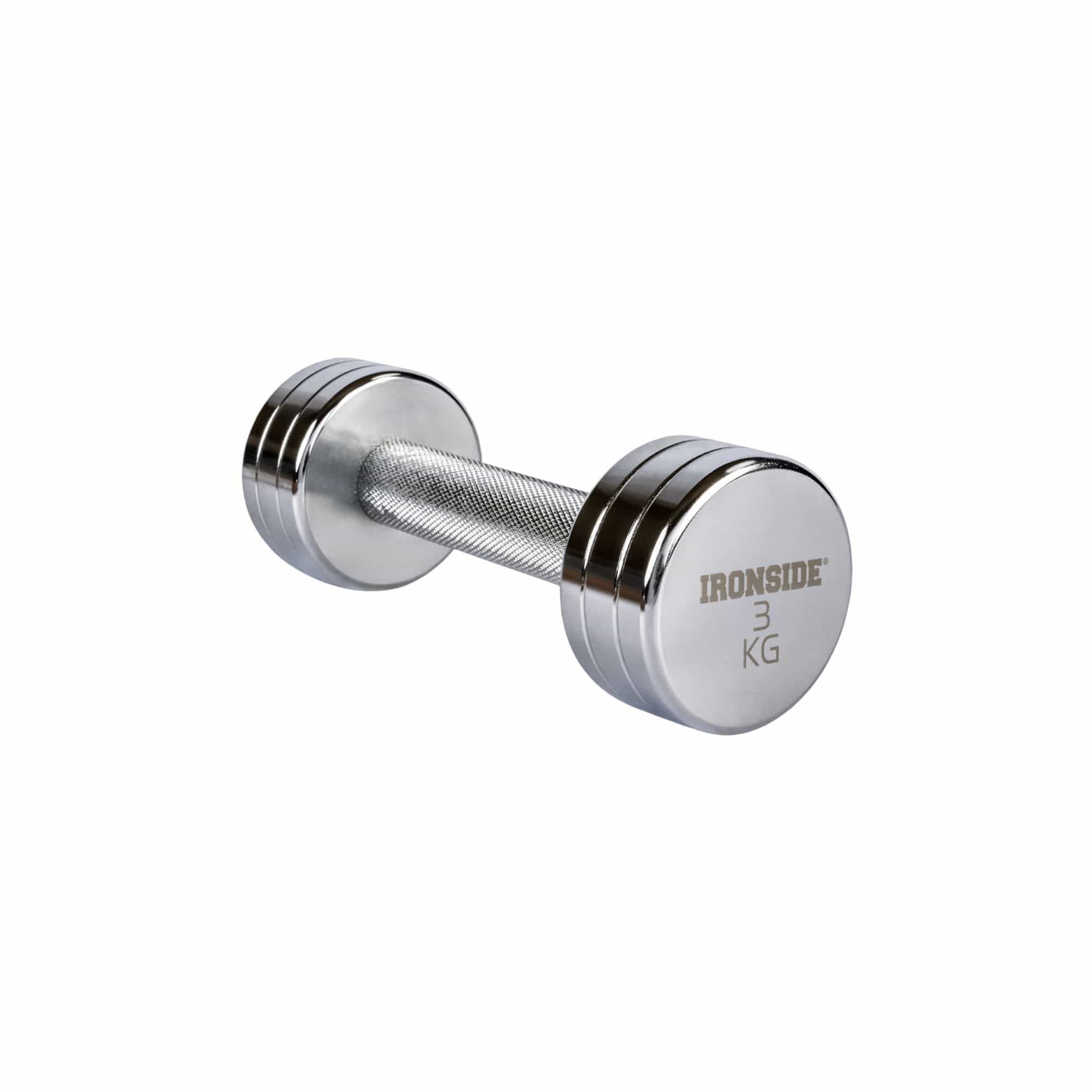 Mancuerna Circular Hard Chromed Steel (1 a 10 kg) IRONSIDE