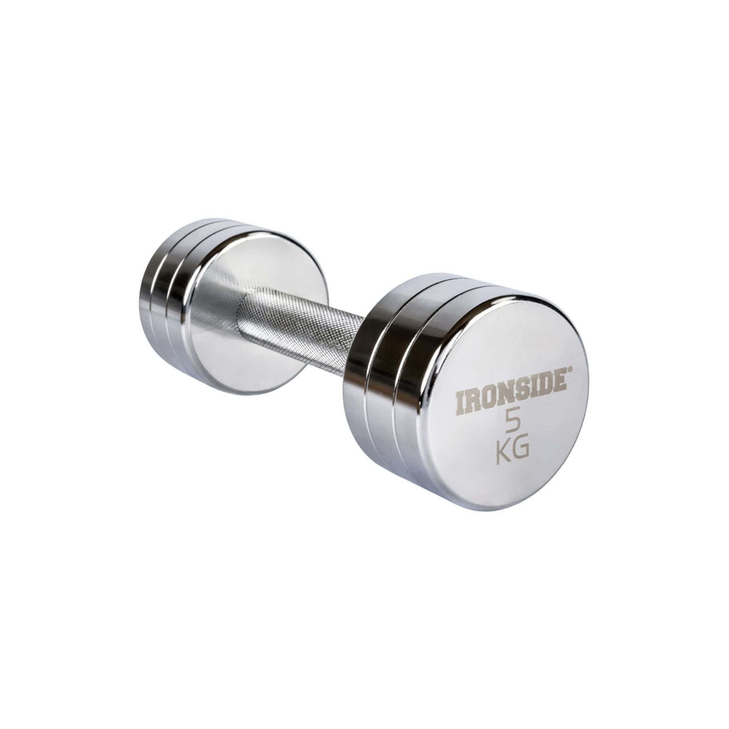 Mancuerna Circular Hard Chromed Steel (1 a 10 kg) IRONSIDE