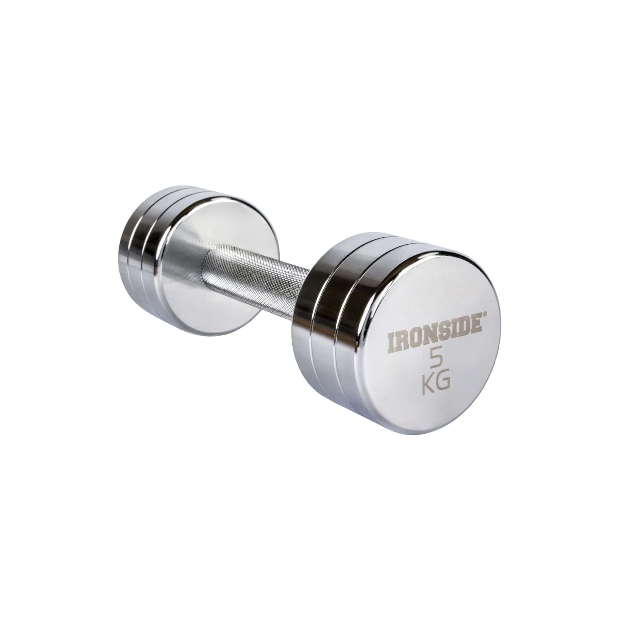 Mancuerna Circular Hard Chromed Steel (1 a 10 kg) IRONSIDE