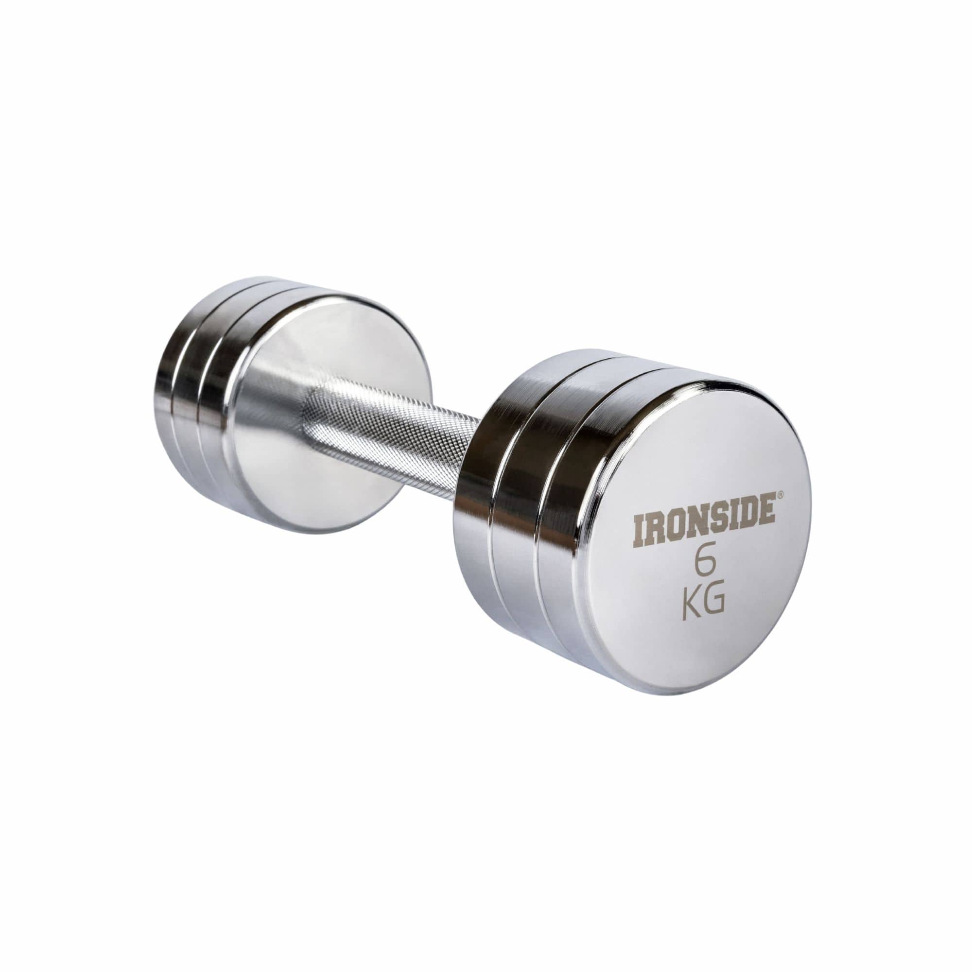 Mancuerna Circular Hard Chromed Steel (1 a 10 kg) IRONSIDE