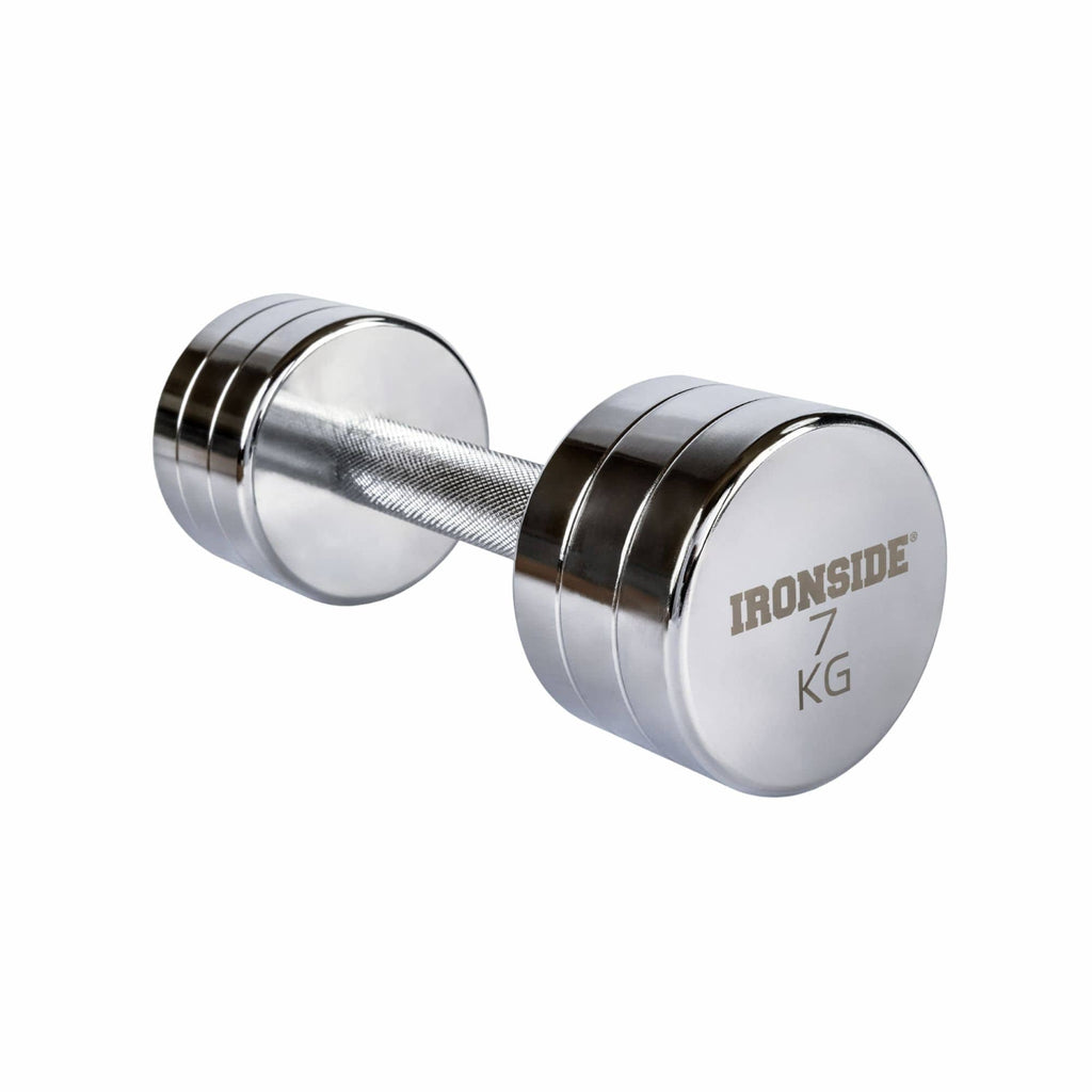 Mancuerna Circular Hard Chromed Steel (1 a 10 kg) IRONSIDE