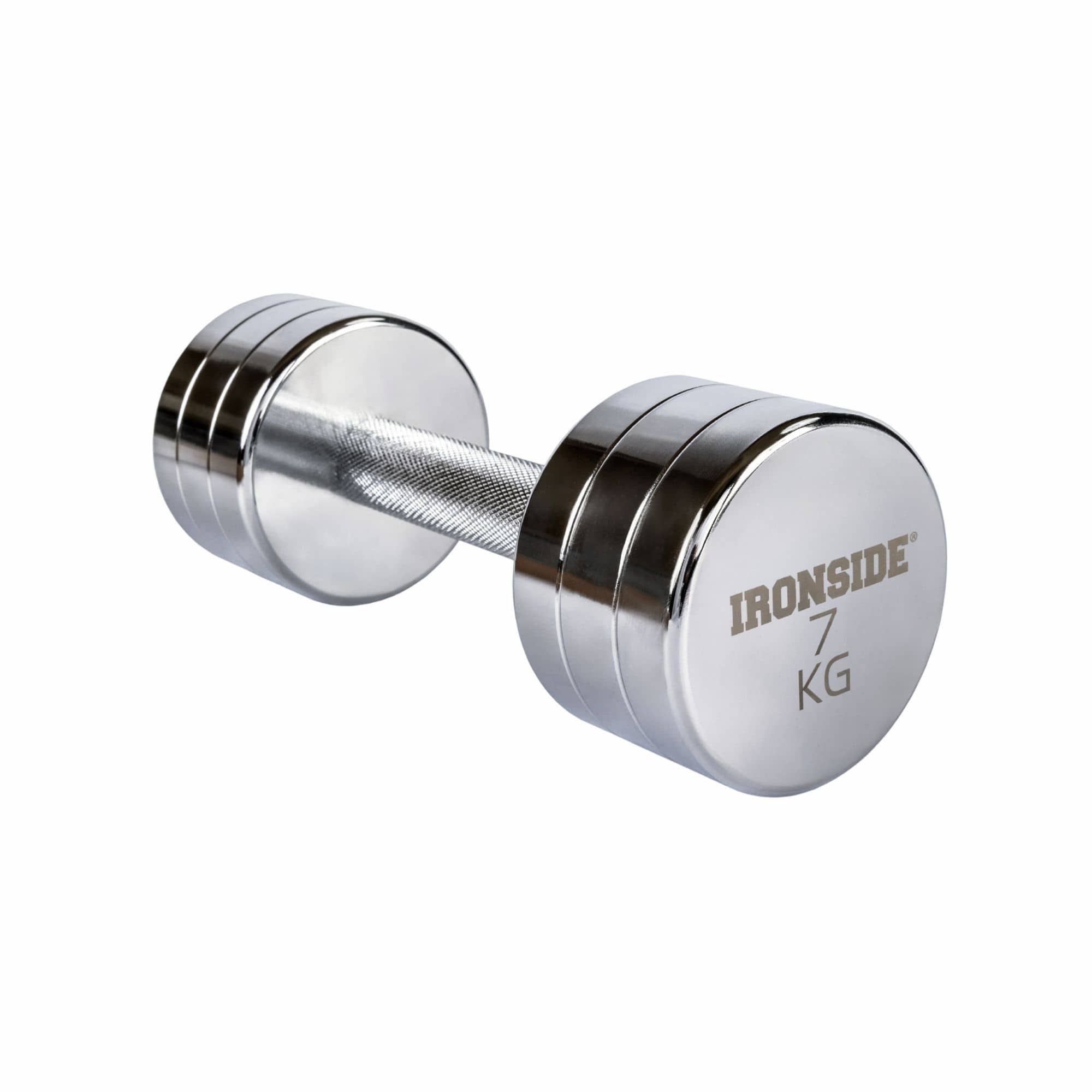 Mancuerna Circular Hard Chromed Steel (1 a 10 kg) IRONSIDE