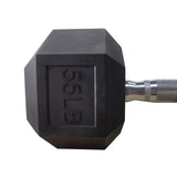 Mancuerna Hexagonal 5 a 100 lb IRONSIDE Fitness (unidad)