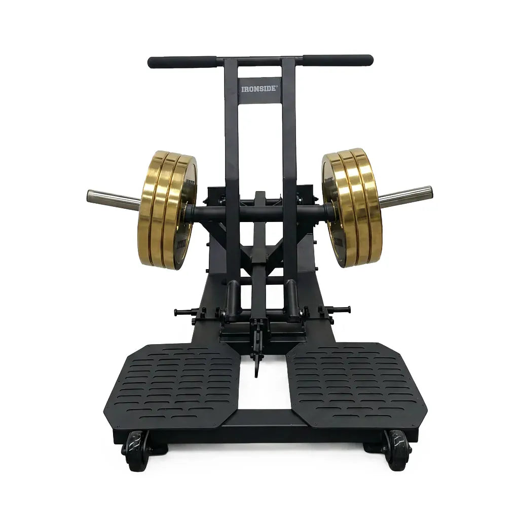 Estación Belt Squat profesional con biomecánica segura, rango profundo sin carga espinal y estructura comercial para fuerza y glúteo con máxima estabilidad.