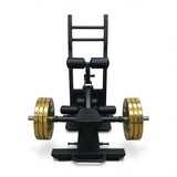 Standing Hip Thruster para entrenar glúteos con trayectoria controlada, soporte pélvico estable y carga progresiva. Equipo profesional para fuerza y técnica.