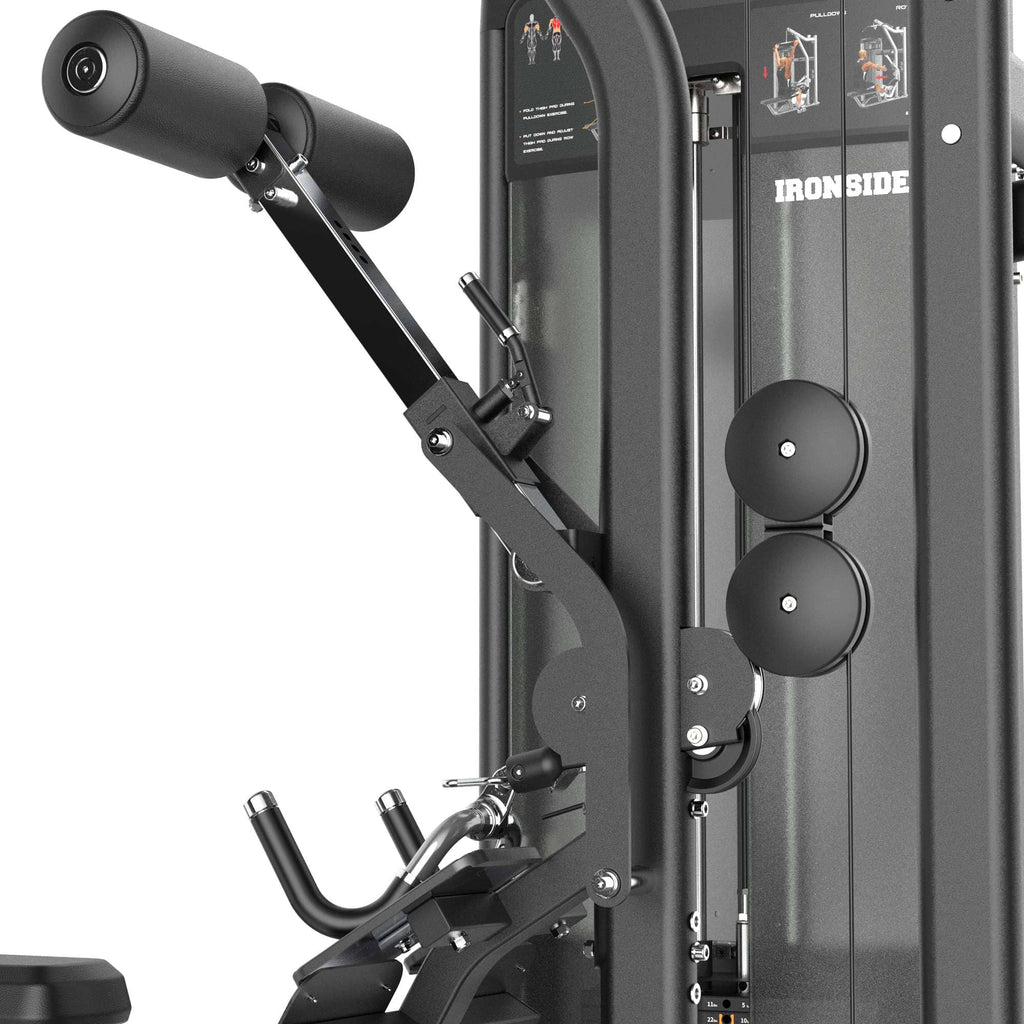 Dual Lat Pulldown & Low Row Machine IRONSIDE Luxe