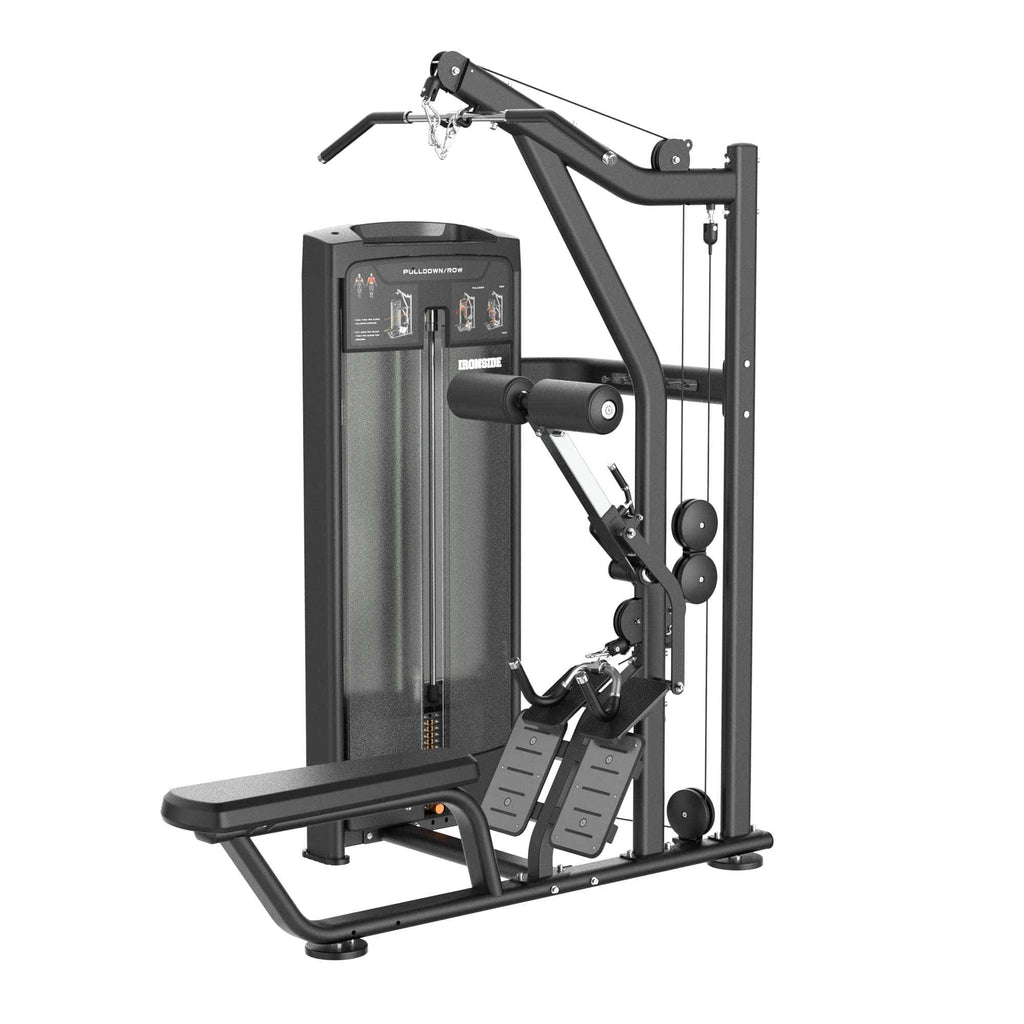 Dual Lat Pulldown & Low Row Machine IRONSIDE Luxe