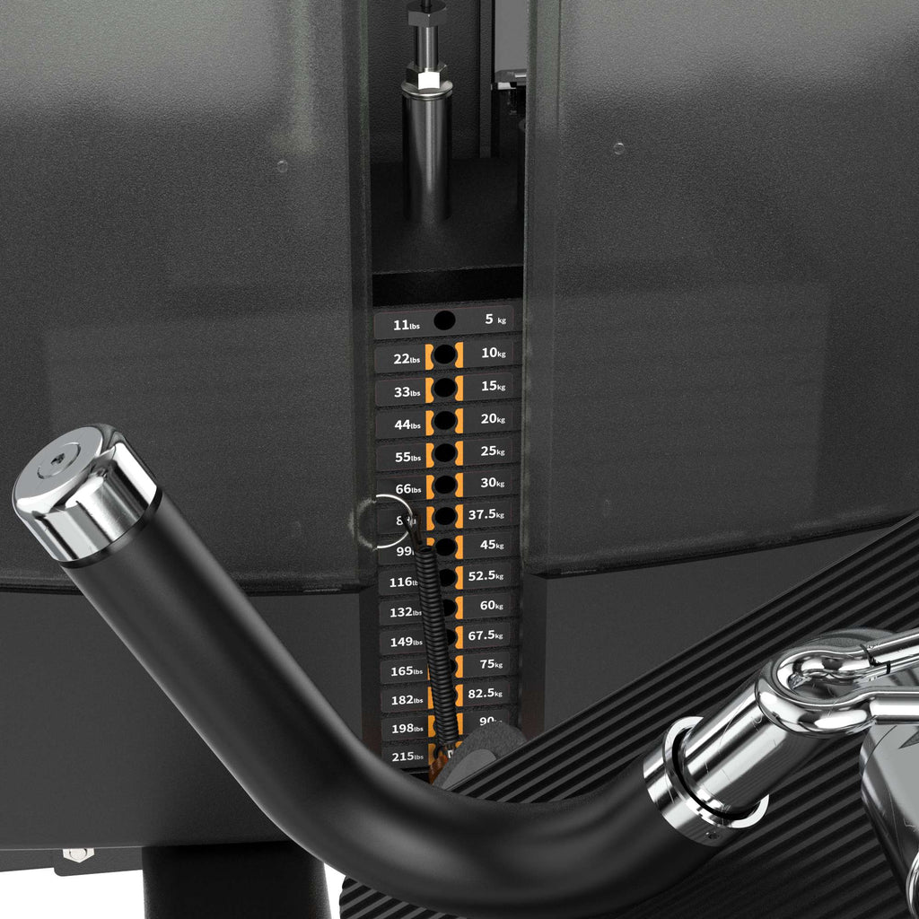 Dual Lat Pulldown & Low Row Machine IRONSIDE Luxe