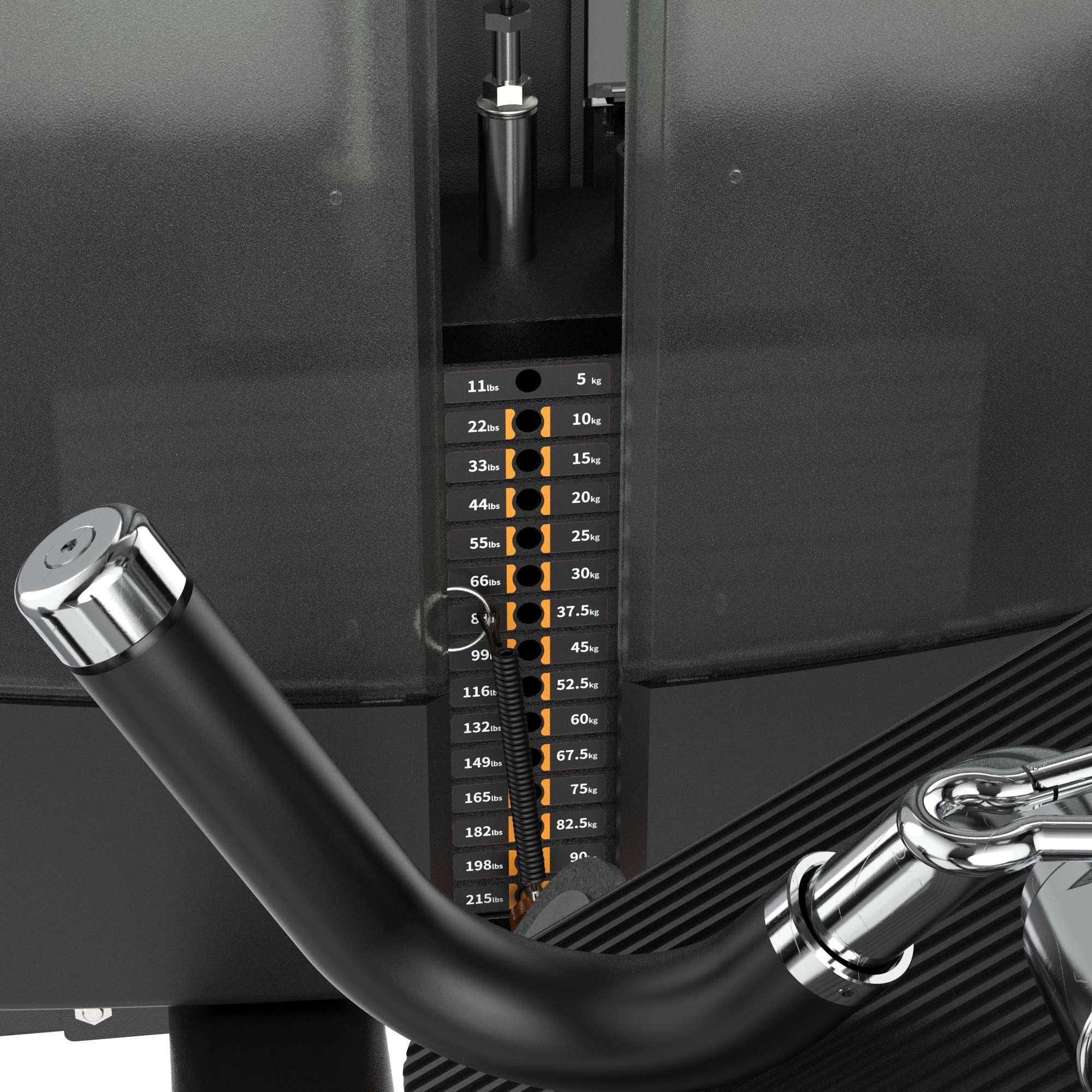 Dual Lat Pulldown & Low Row Machine IRONSIDE Luxe