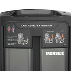 Dual Leg Curl & Extension Machine IRONSIDE Luxe
