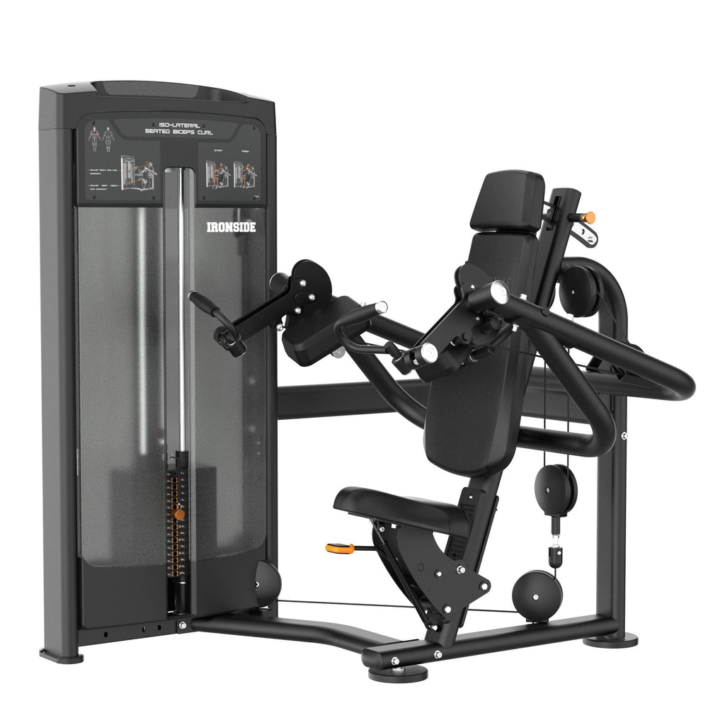 Iso-lateral Seated Biceps Curl IRONSIDE Luxe