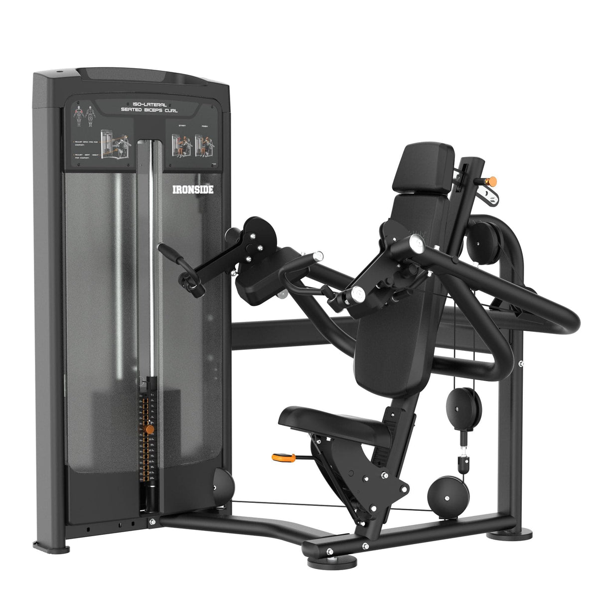 Iso-lateral Seated Biceps Curl IRONSIDE Luxe