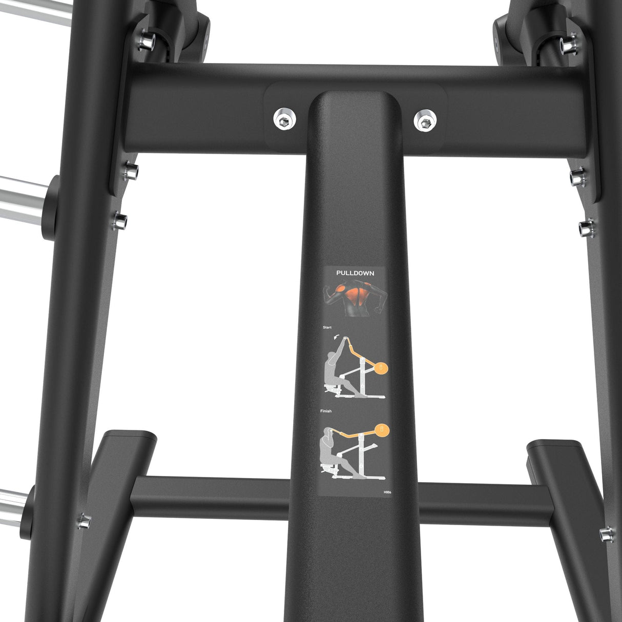 Lat Pull Down Loaded Plate IRONSIDE Luxe