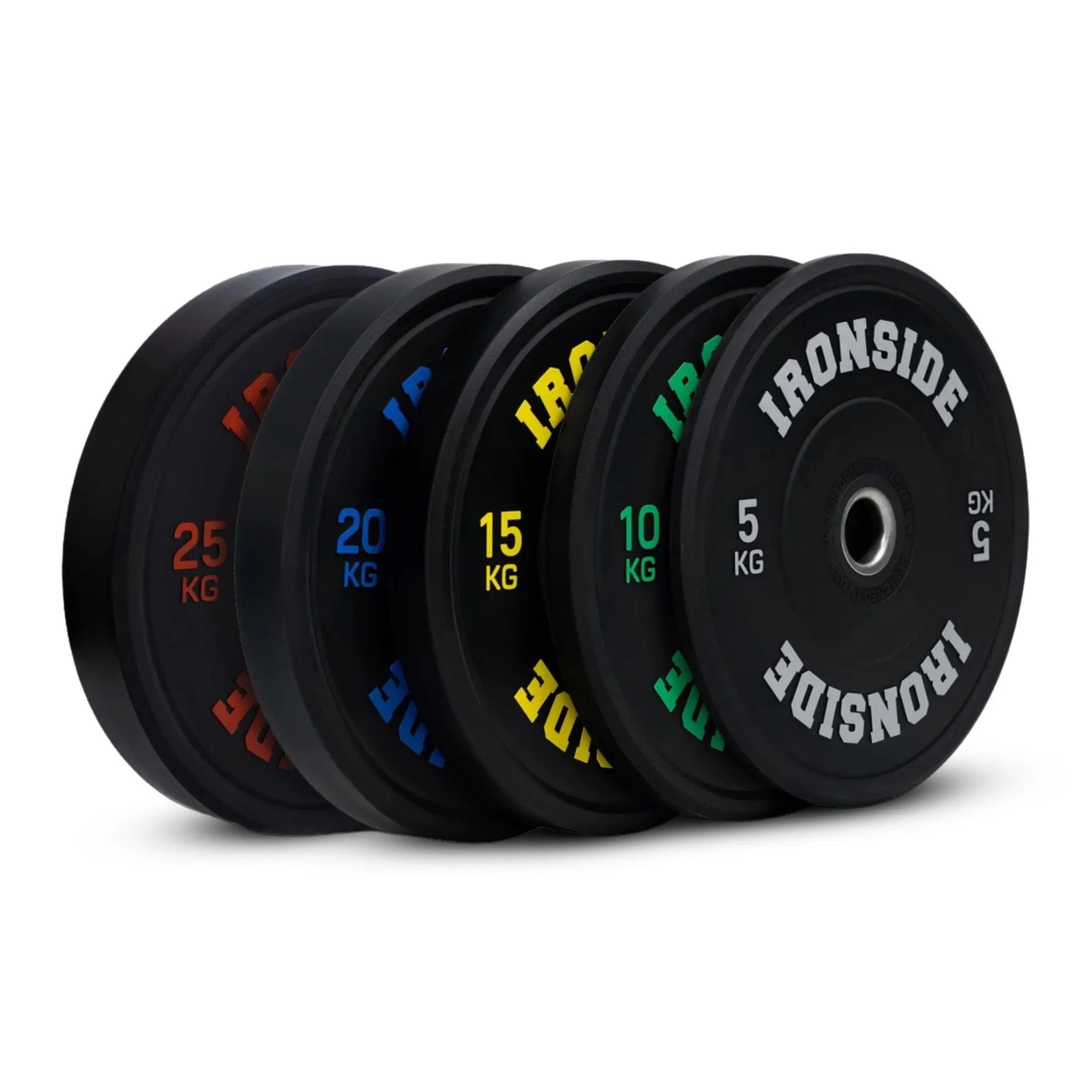 Disco Olímpico Pro Bumper IRONSIDE (5 a 25 KG)