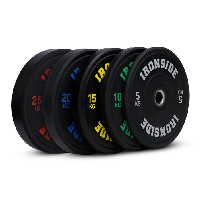 Disco Olímpico Pro Bumper IRONSIDE (5 a 25 KG)