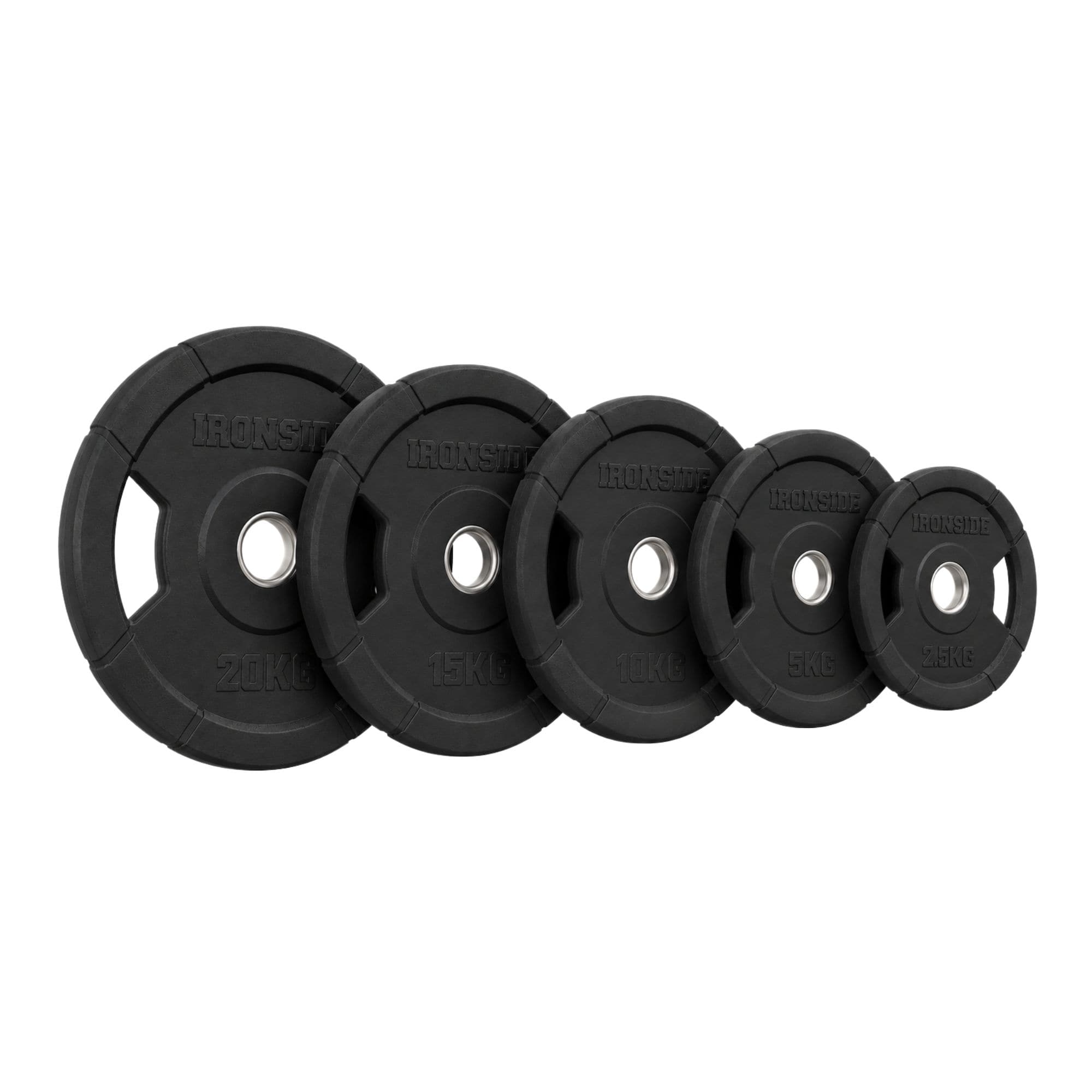Disco Olímpico con Agarres Premium TPU (2.5 a 25 KG) IRONSIDE