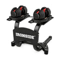 Pack IRONSIDE Mancuernas Ajustables con Rack de Almacenamiento